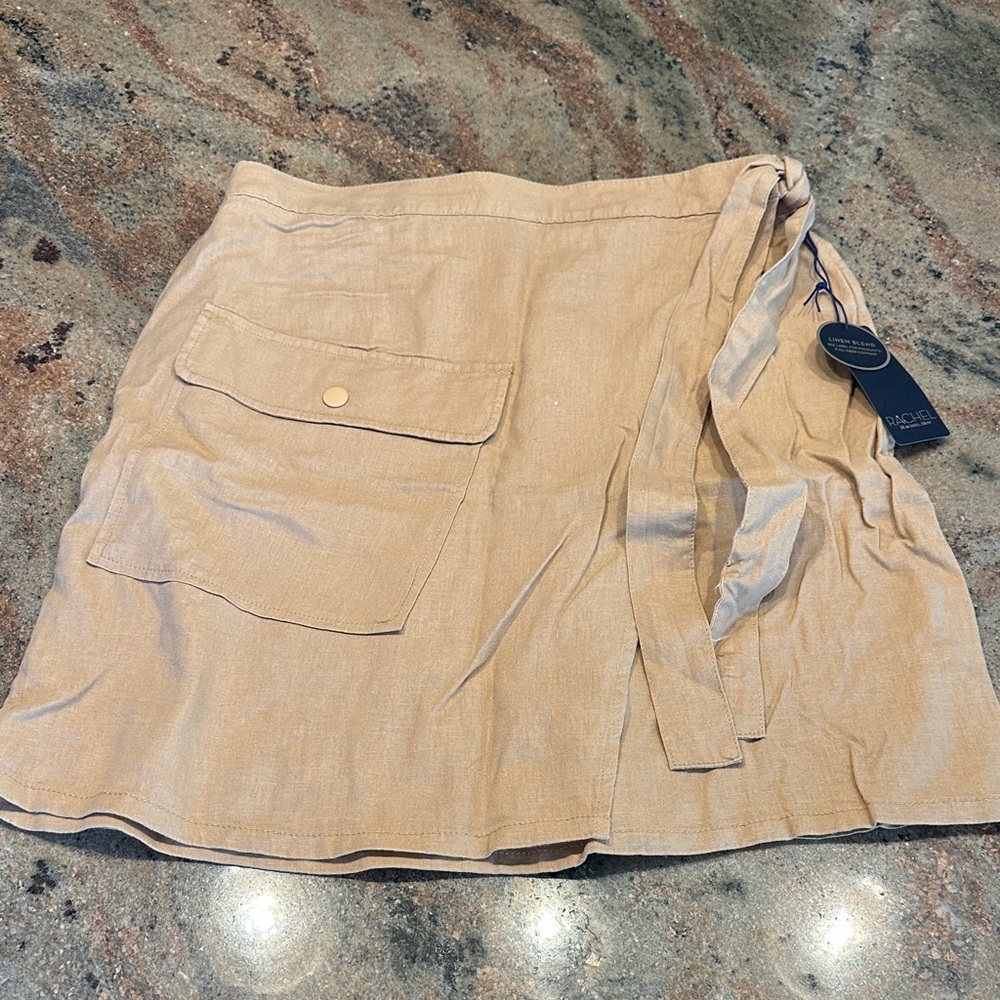 Rachel Roy Beige Mini Skirt with Pockets